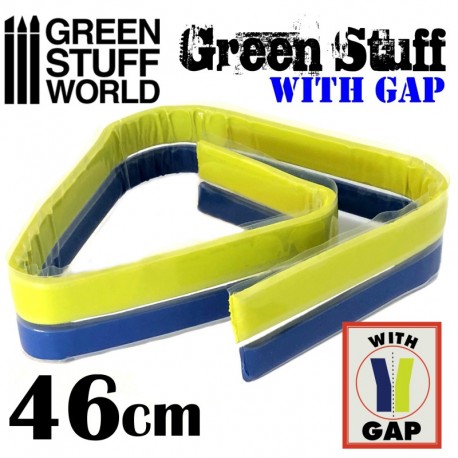 GreenStuffWorld - Résine Verte en bande 30 cm AVEC ESPACE