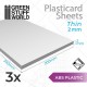 Plaque de Plasticard - 1.5 mm - COMBOx3 feuilles