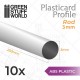 Plasticard PROFILÉ TIGE ROND 2mm