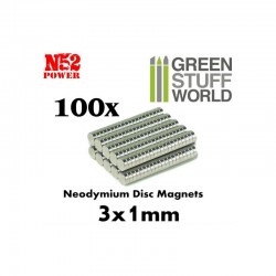 GreenStuffWorld - Aimants N52 (3*2) *100
