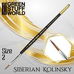 GreenStuffWorld - GOLD SERIES Pinceau Kolinsky Sibérien - 1