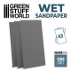 Papier de verre 180x90mm - WET 800 grit (lot de 3 feuilles)