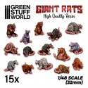 Set en résine RATS GÉANTS