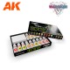 AK-Interactive AK 11770 BASILEAN ABBESS – WARGAME STARTER SET – 14 COLORS & 1 FIGURE