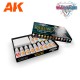 AK-Interactive AK 11770 BASILEAN ABBESS – WARGAME STARTER SET – 14 COLORS & 1 FIGURE