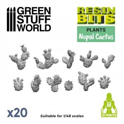 Set imprimé en 3D - Cactus nopal