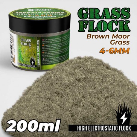 FLOCK NYLON 4-6 MM 200 ML DEEP GREEN MEADOW