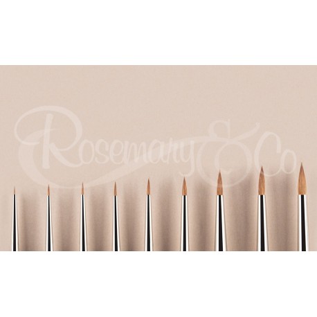(33/3/0) SER 33. KOLINSKY SABLE POINTED ROUNDS 7" 3/0