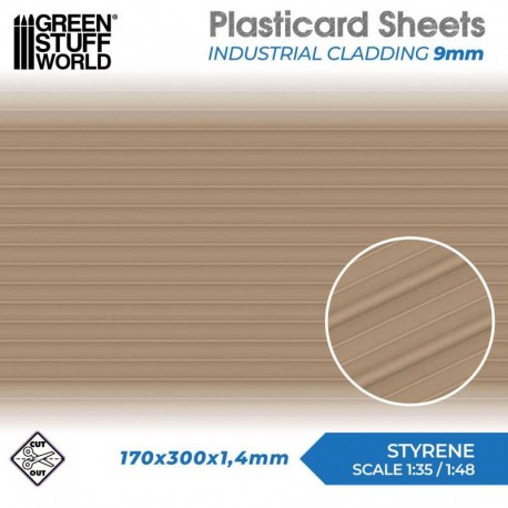 Plaque de Plasticard texturé - Murs en brique 3mm