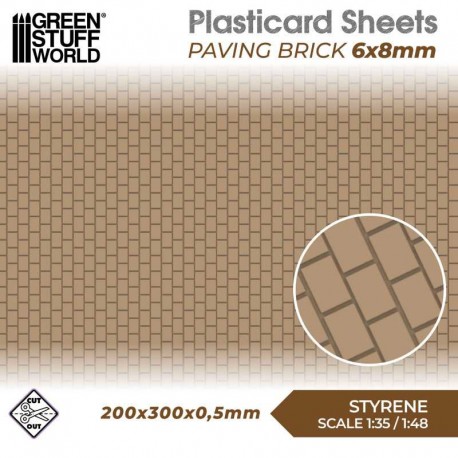 Plaque de Plasticard texturé - Ondulé