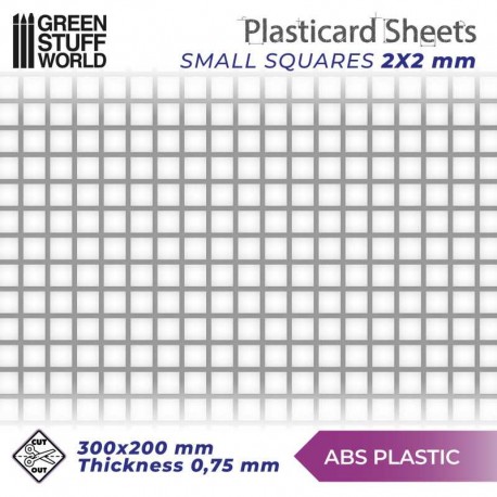 Plaques Polystyrène 3mm Pack x2