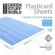 Plaque de Plasticard texturé RECTANGLES GRANDS