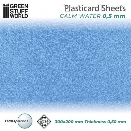 Plaque de Plasticard texturé RECTANGLES GRANDS