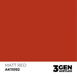 AK - 3eme Gen - Matt Red 17ml