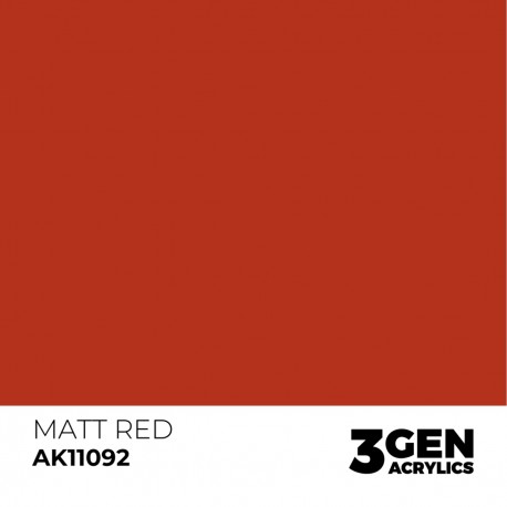 AK - 3eme Gen - Matt Red 17ml