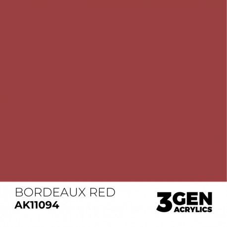 AK - 3eme Gen - Bordeaux Red 17ml