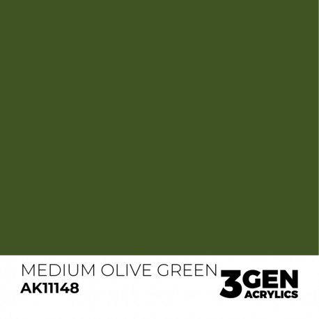 AK - 3eme Gen - Medium Olive Green 17ml