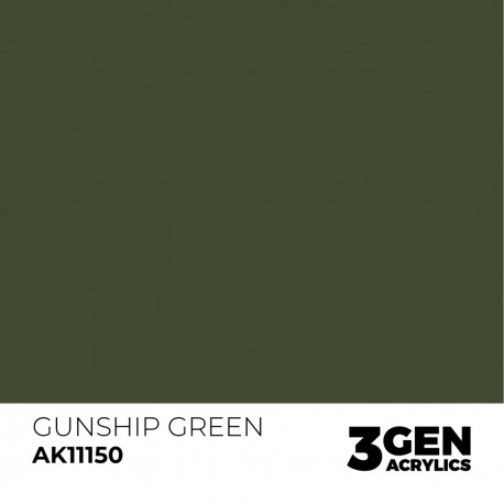AK - 3eme Gen - Gunship Green 17ml