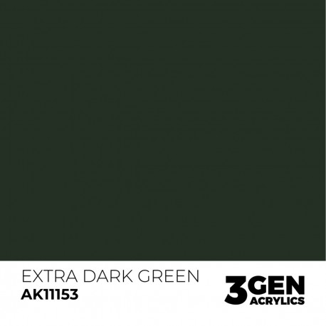 AK - 3eme Gen - Extra Dark Green 17ml