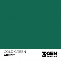 AK - 3eme Gen - Cold Green COLOR PUNCH 17 ml