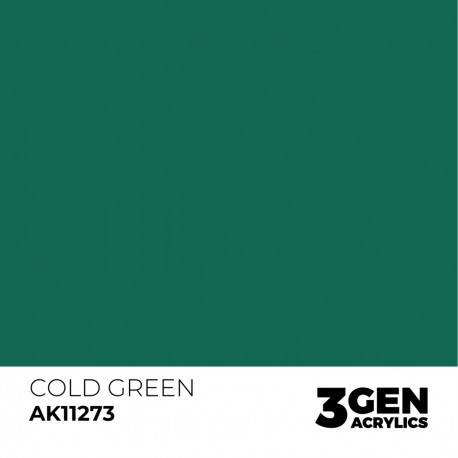 AK - 3eme Gen - Cold Green COLOR PUNCH 17 ml