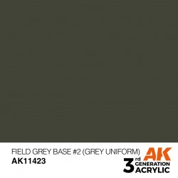 AK - 3eme Gen Figure -  Field Grey Base 2 (Grey Uniform)