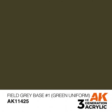 AK - 3eme Gen Figure -  Field Grey Base 1 (Green uniform)