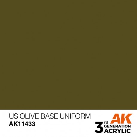 AK - 3eme Gen Figure -  US Olive Base Uniform