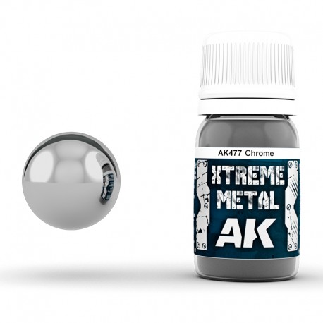 AK - Xtrem Metal Color - Xtreme metal chrome 30ml