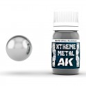 AK - Xtrem Metal Color - Xtreme metal white aluminium 30ml