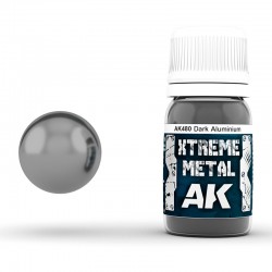 AK - Xtrem Metal Color - Xtreme metal dark aluminium 30ml