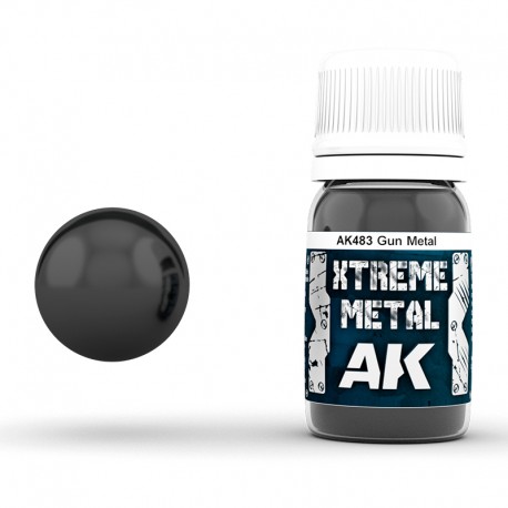 AK - Xtrem Metal Color - Xtreme metal gun mental 30ml