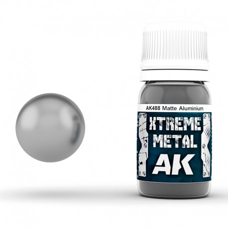 AK - Xtrem Metal Color - Xtreme metal matte aluminium 30ml
