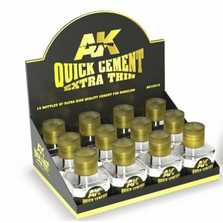 QUICK CEMENT EXTRA THIN  RACK / EXPOSITOR