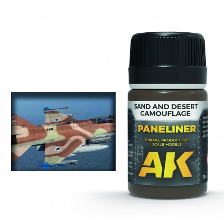 Paneliner for sand and desert camouflage 35ml