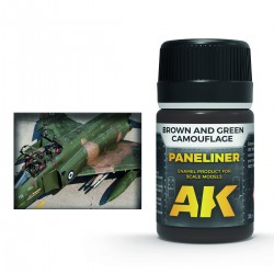 Paneliner for brown and green camouflage 35ml