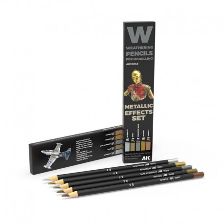 WATERCOLOR PENCIL SET METALLICS