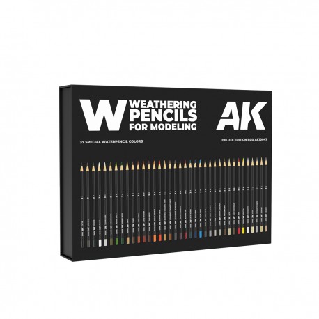 WEATHERING PENCILS DELUXE EDITION BOX (37 waterpencil colors)