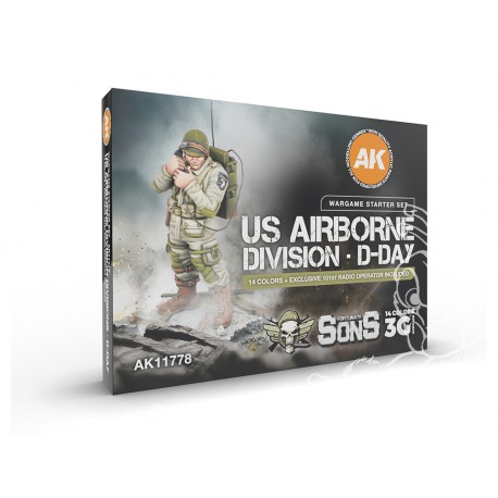 US AIRBORNE DIVISION D-DAY. Wargame Starter SET