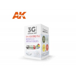 Spanish Civil War. Republican Aircraft Colors SET