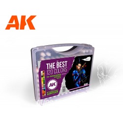 3G PLASTIC BRIEFCASE 120 WARGAME COLORS