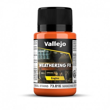 Effet moteur tâches de diesel