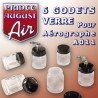 6 godets verre - A011