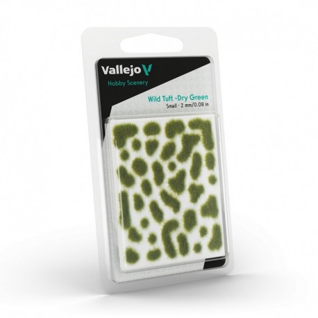 Wild Tuft - Dry Green -Vert Sec 2mm