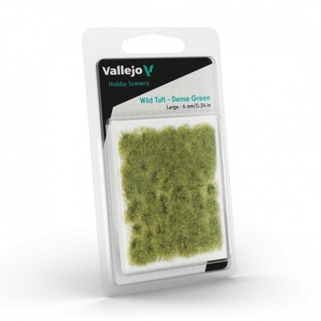 Wild Tuft - Dense Green - Vert Dense 6mm
