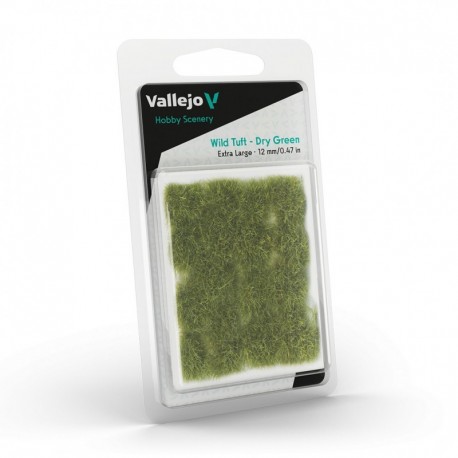 Wild Tuft - Dry Green - Vert Sec 12mm