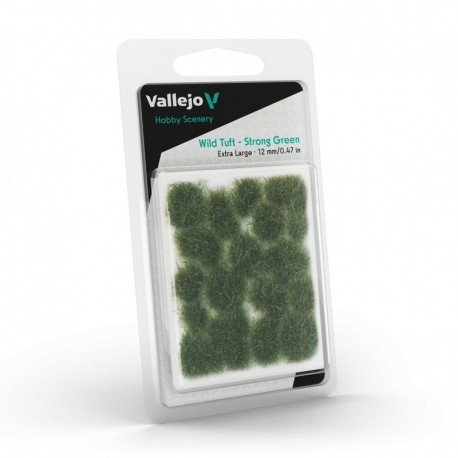 Wild Tuft - Strong Green - Vert Intense 12mm