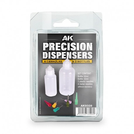 PRECISION DISPENSERS (6cannulas & 2 bottles)