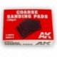 Coarse Sanding Pads 120 grit.4 units