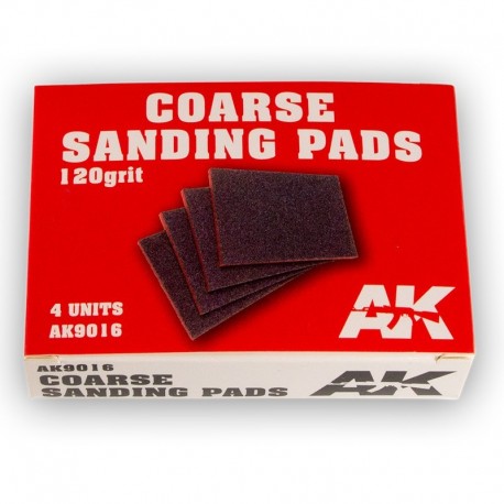 Coarse Sanding Pads 120 grit.4 units
